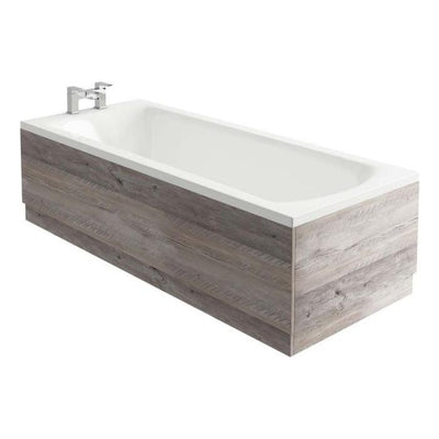 Front Bath Panel Light Sawn Oak  - 1700mm-1750mm-1800mm