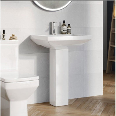 Gina 560mm Basin & Full Pedestal