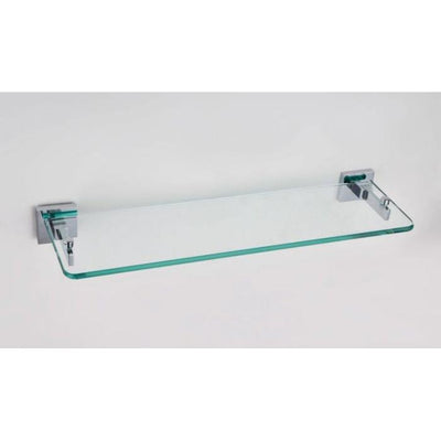 Maryland Chrome Single Glass Shelf