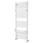 Kentucky 1400 x 550mm Heated Towel Rail with Hangers – White