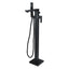 Liberty Black Floor Standing Bath Shower Mixer Tap