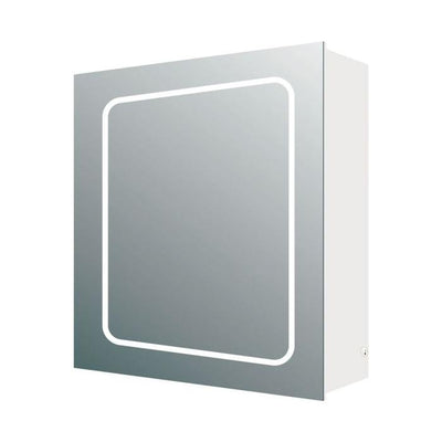 Lottie Single Door LED Mirrored Wall Cabinet 500mm