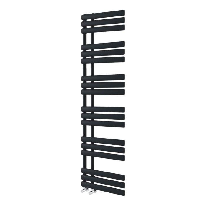 Louisiana Black Designer Heated Towel Rail - 1750x500mm