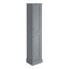 Louise Tall Bathroom Storage Unit in Light Grey