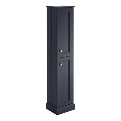 Louise Tall Bathroom Storage Unit in Midnight Grey