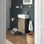 Hope Wall Hung Cloakroom Vanity Unit Metallic