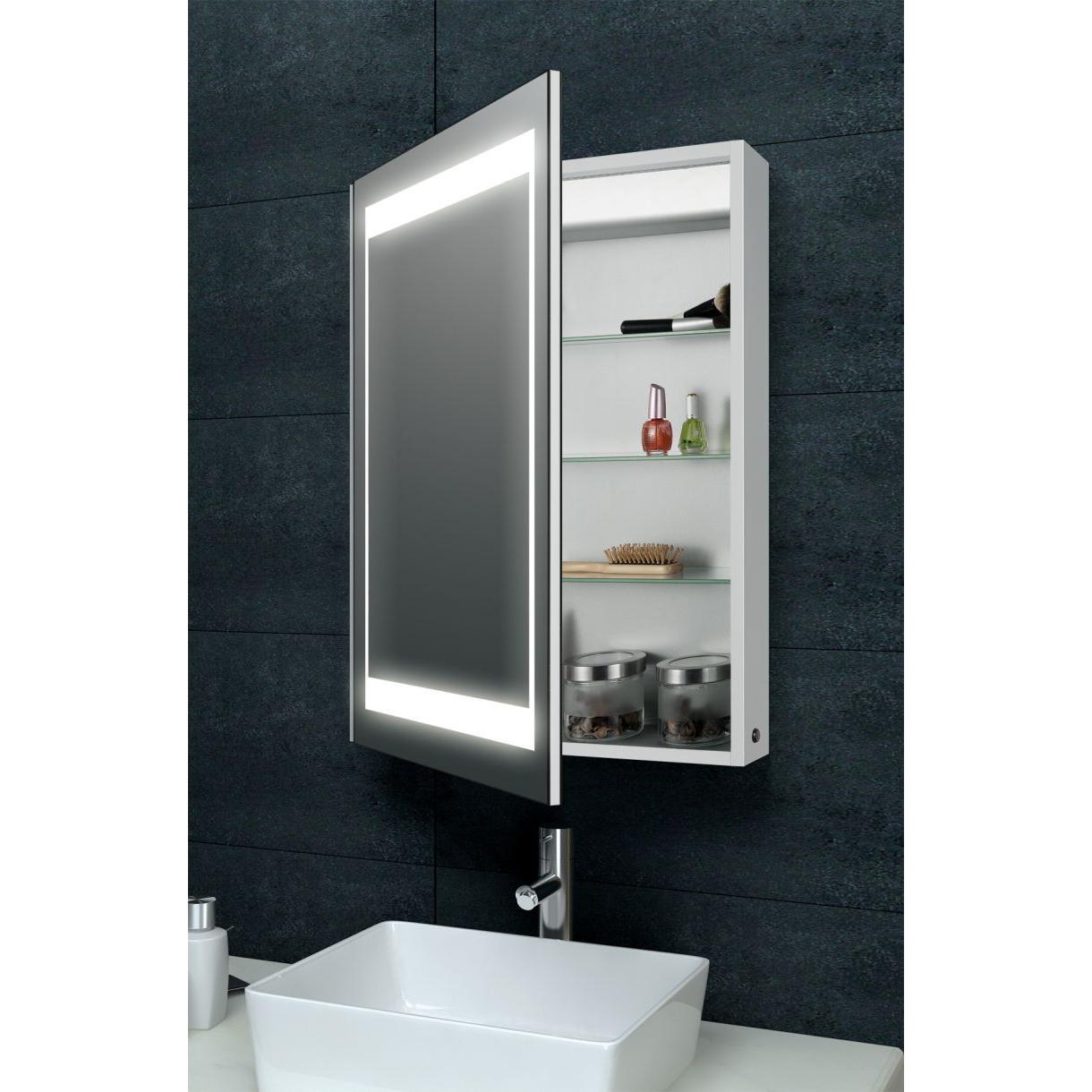Mila LED Backlit Mirrored Cabinet 500mm