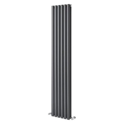 Minnesota Grey Double Vertical Radiator - 1800x472mm