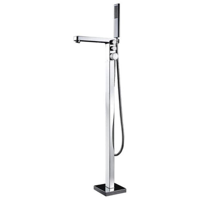 Monaco Freestanding Bath Shower Mixer Tap - Chrome