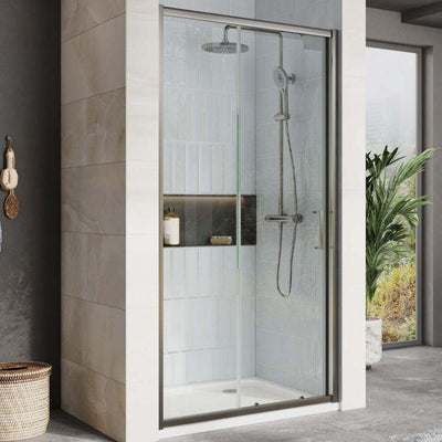 Murphy 1000mm Sliding Shower Door - Gunmetal