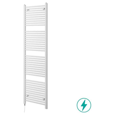 North Carolina 1800 x 500mm Electric Heated Towel Rail – White