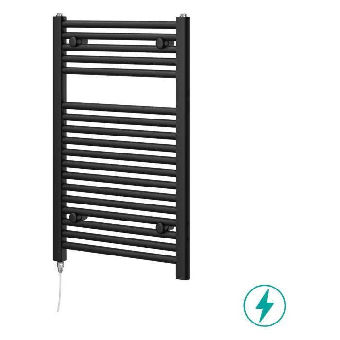 North Carolina 770x500mm Electric Heated Towel Rail – Matt Black
