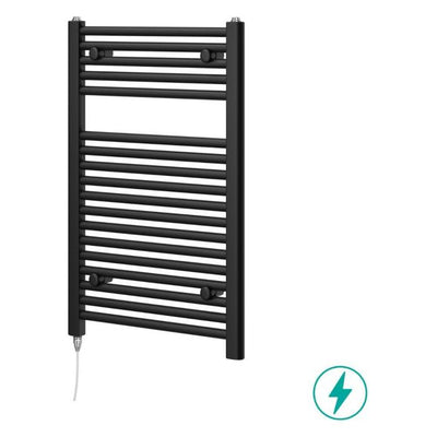 North Carolina 770 x 500mm Electric Heated Towel Rail – Matt Black