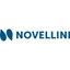 Novellini Young Plus 1V 700mm  Pivot Bath Screen Black-White-Chrome