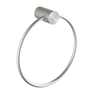 Chelsea Textured Towel Ring - Nickel