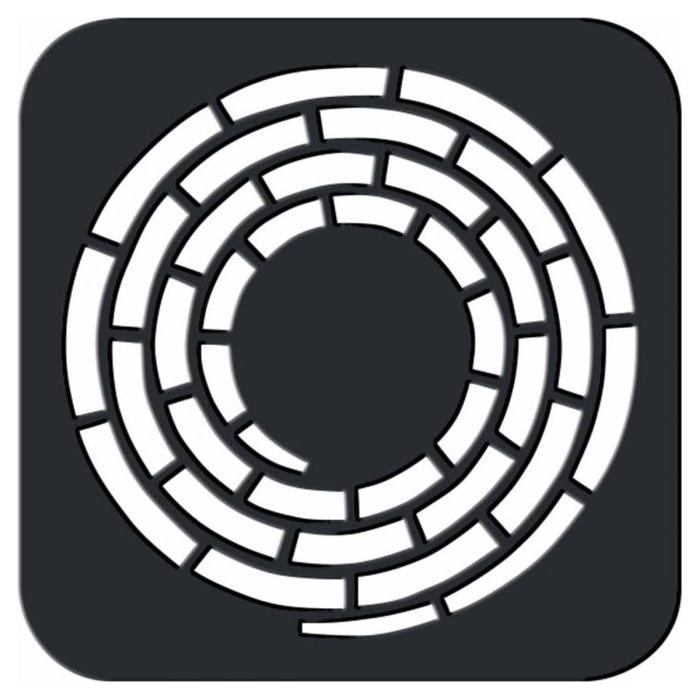 Ellis Black Fast Flow Grid Waste Cover