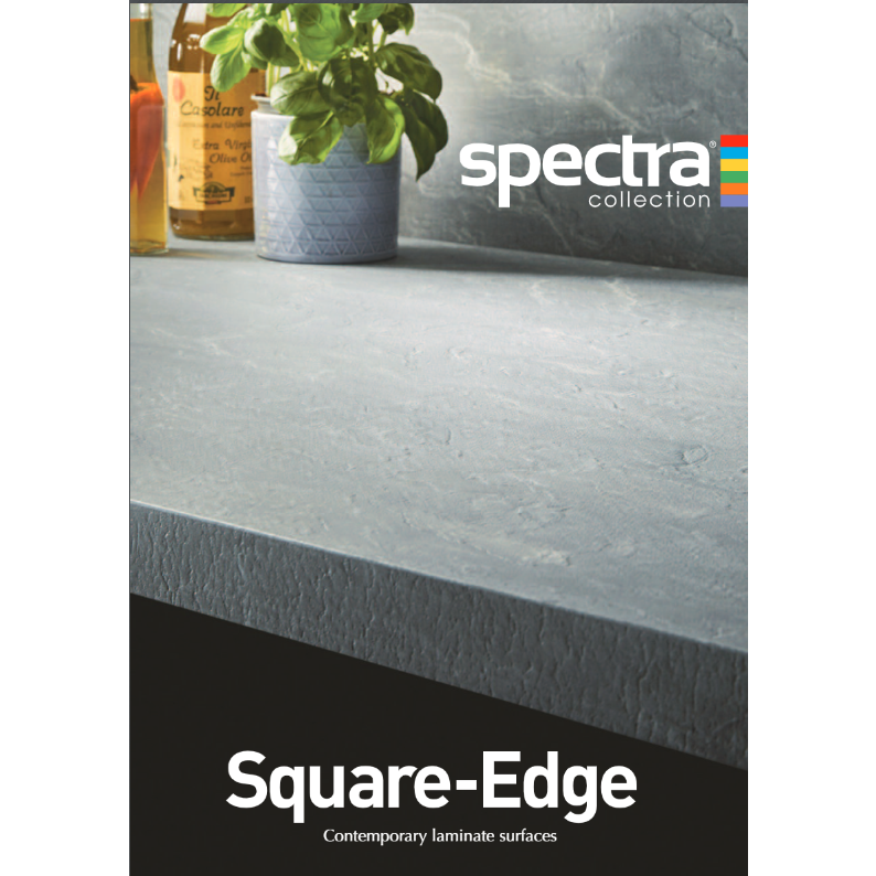 Spectra 22mm Grey Shuttered Concrete Square Edge Worktops-Breakfast Bars-Upstands-Splashbacks