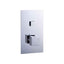 Style Single Outlet Square Touch Control Concealed Shower Valve