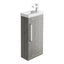Veto Grey Ash Floorstanding Vanity Unit & Ceramic Basin - Interiors Home Stores