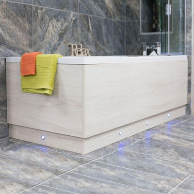 Veto Light Elm Front Bath Panel – 1800mm - Interiors Home Stores