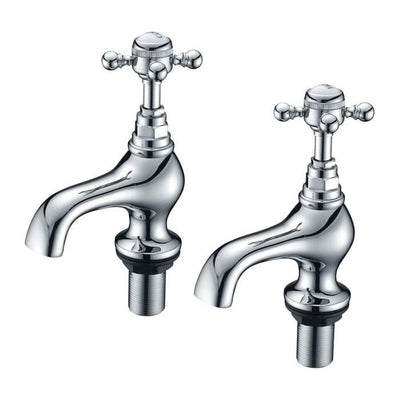 Winston Pair of Bath Pillar Taps - Interiors Home Stores