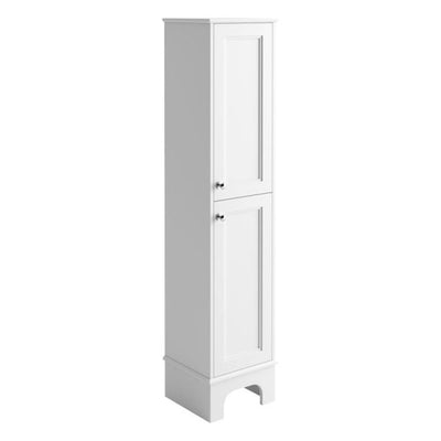 York Floor Standing Tall Storage Unit in Matt White - Interiors Home Stores