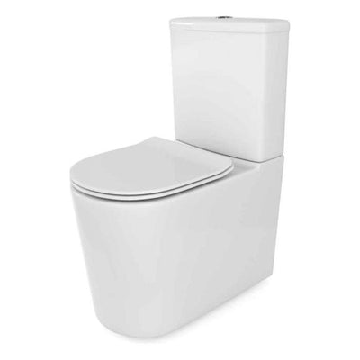 Zoe Rimless Close Coupled Toilet & Soft Close Seat - Interiors Home Stores